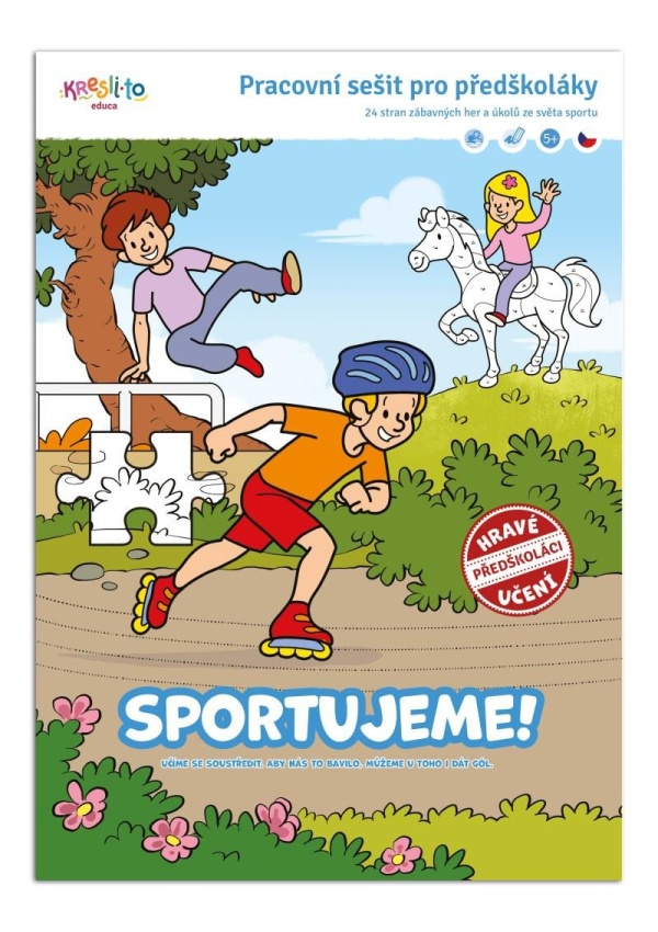 Sportujeme! - Pracovní sešit pro předškoláky
