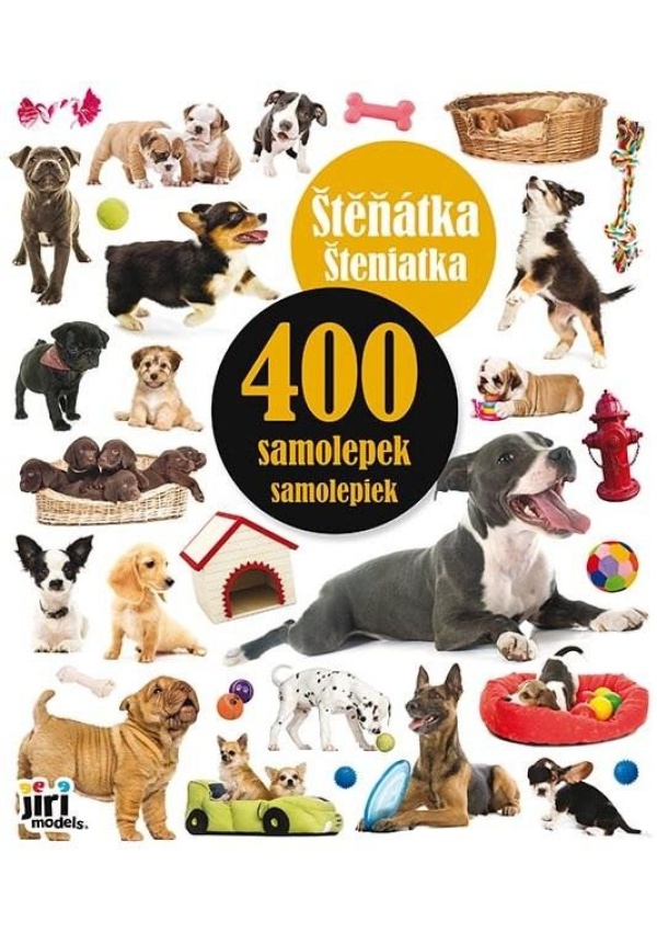 400 samolepek Štěňátka