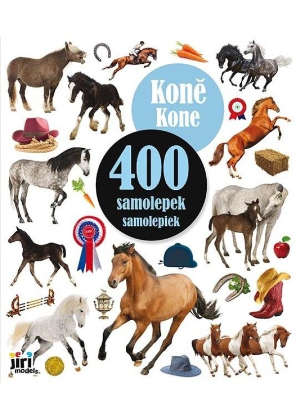 400 samolepek Koně
