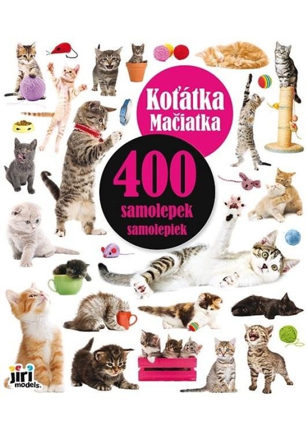 400 samolepek Koťátka