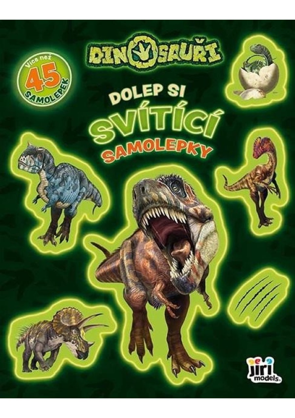 Dolep si svítící samolepky Dinosauři