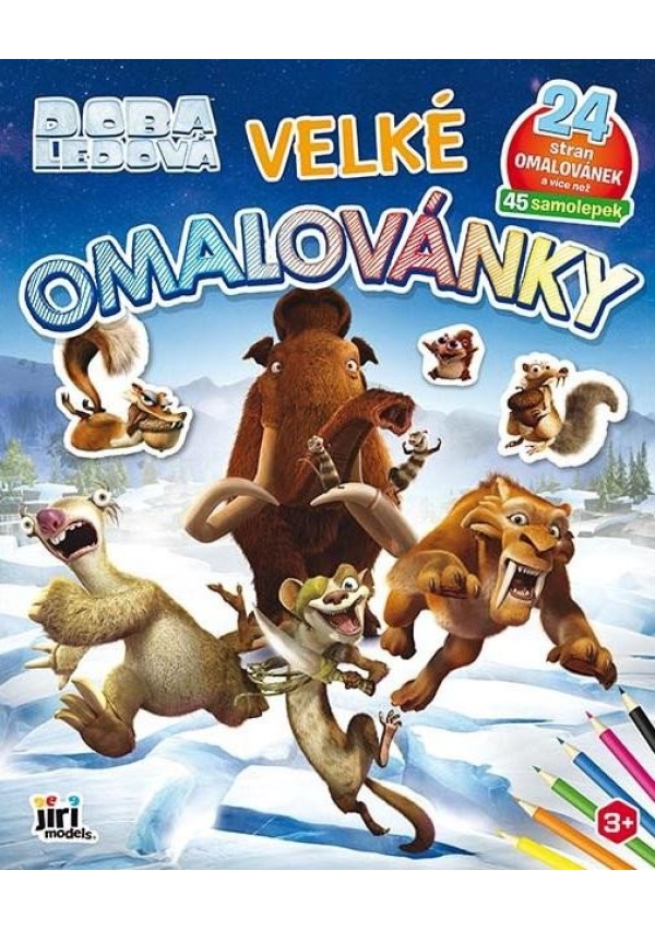 Doba ledová - Velké omalovánky