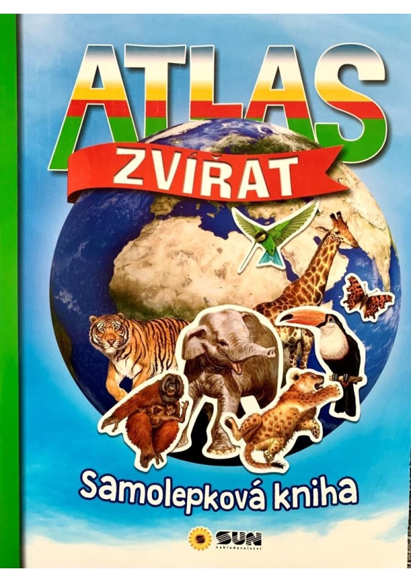 Atlas zvířat - Samolepková kniha