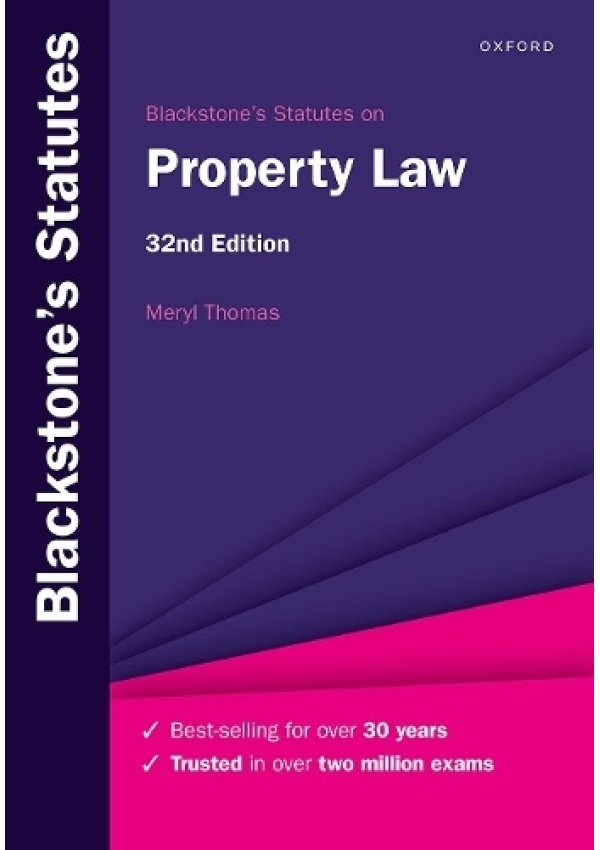Blackstone's Statutes on Property Law