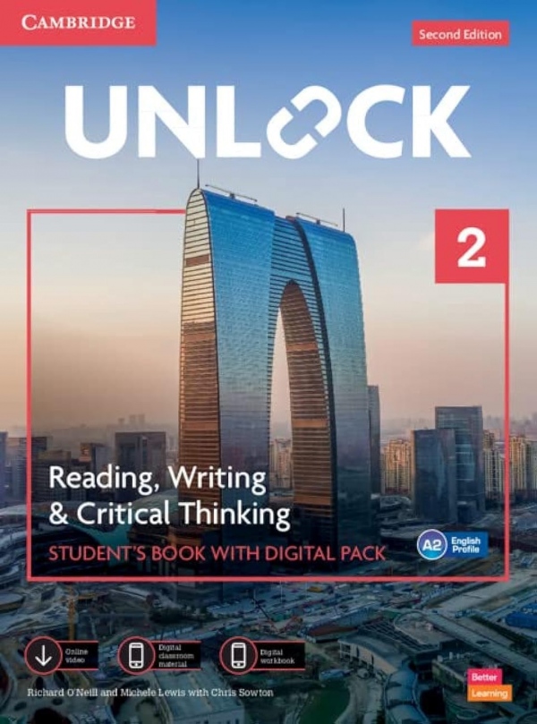 Unlock Level 4 Reading, Writing and Critical Thinking Students Book with Digital Pack