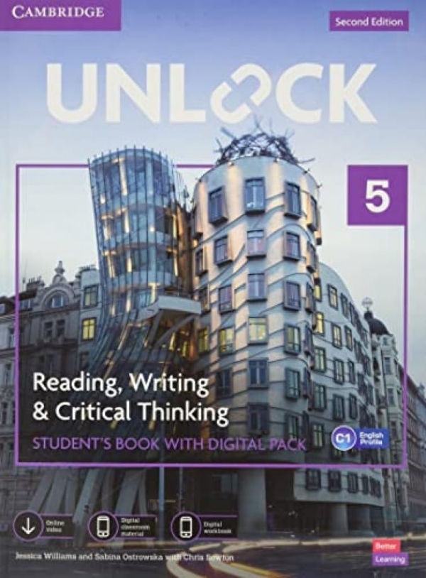 Unlock Level 5 Reading, Writing and Critical Thinking Students Book with Digital Pack
