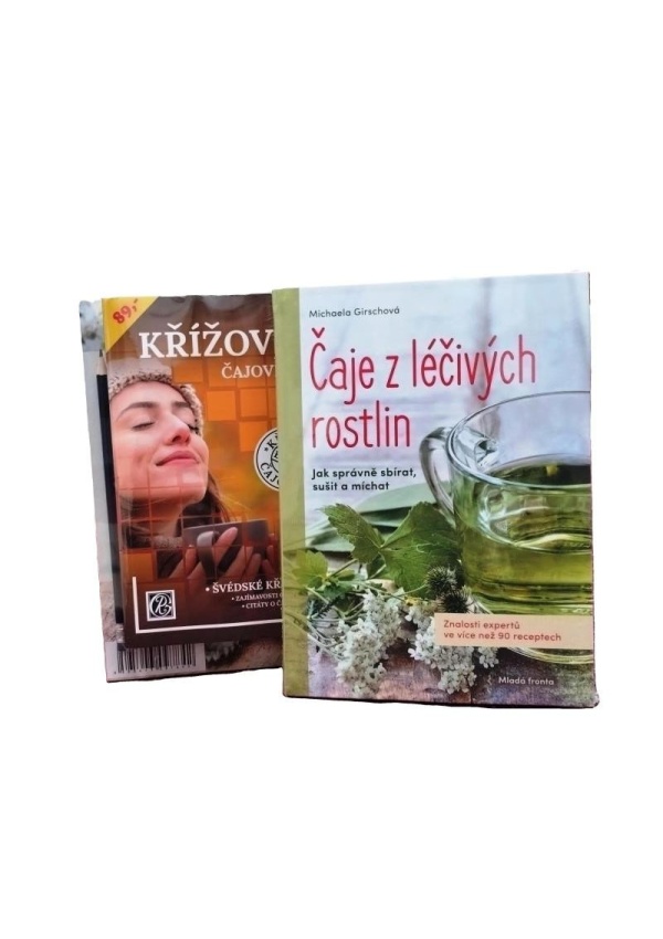Balíček Čaje z léčivých rostlin + křížovky s tužkou