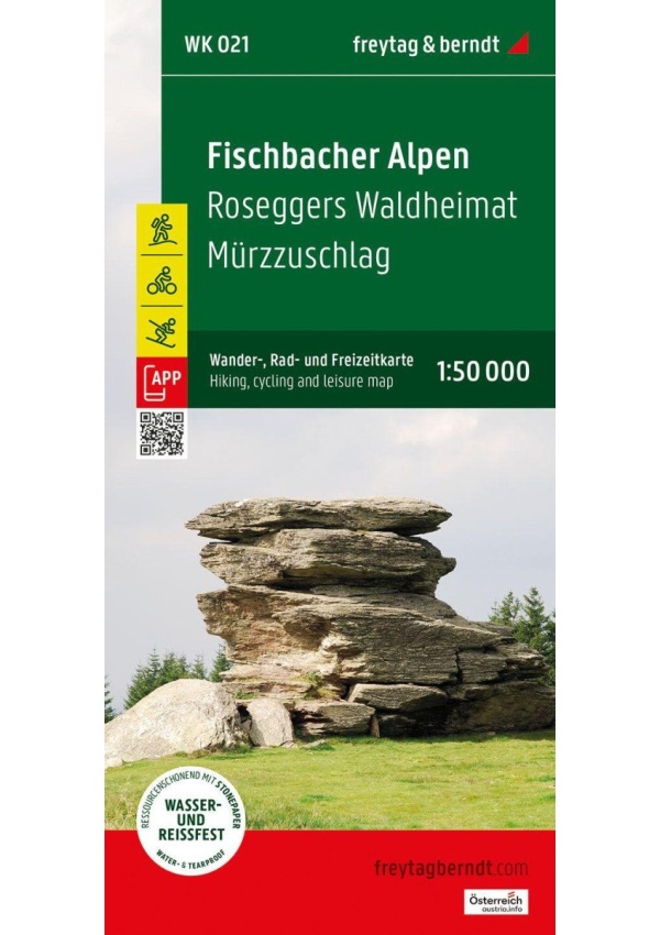 Fischbacherské Alpy 1:50 000 / turistická, cyklistická a rekreační mapa