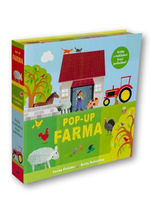 Pop-up Farma Kniha s rozkládací hrací podložkou