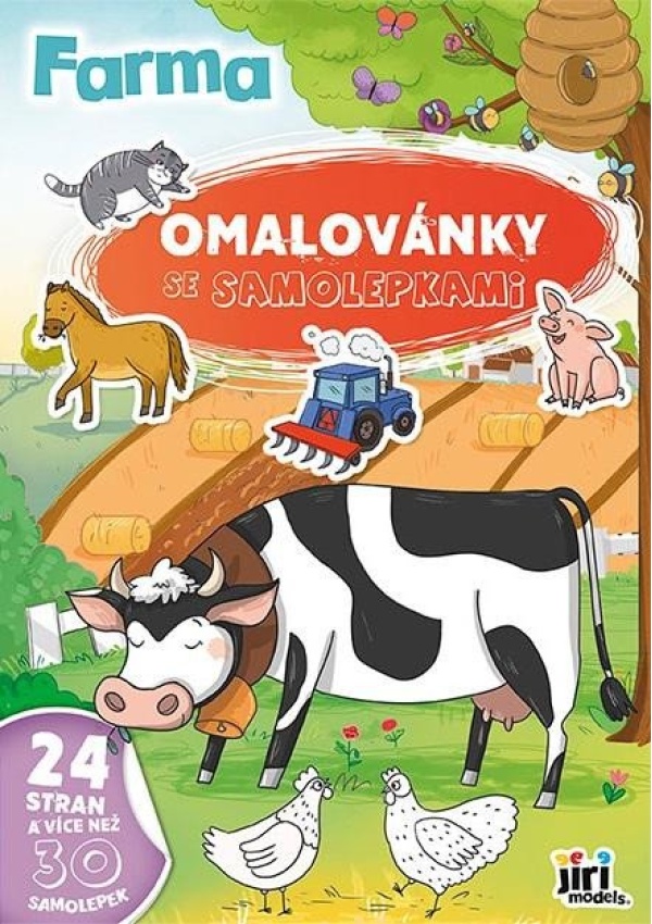 Farma - Omalovánky A4 se samolepkami