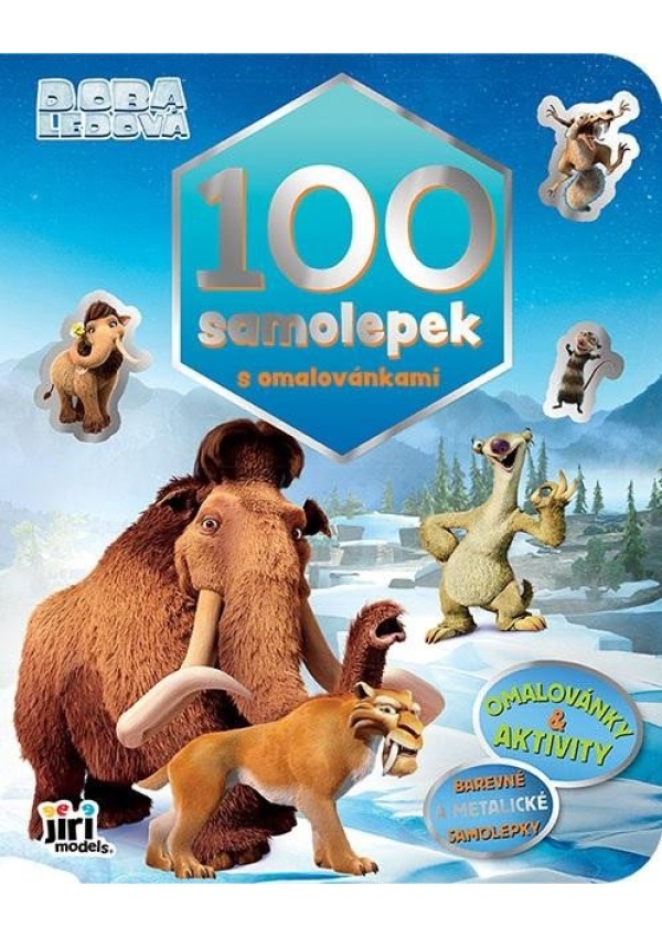Doba ledová - 100 samolepek s omalovánkami