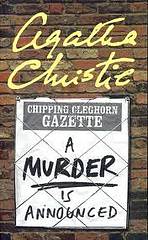 MURDER IS ANNOUNCED