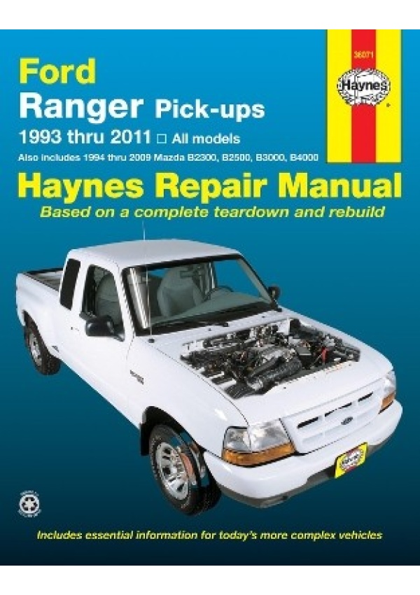 Ford Ranger (1993-2011) a Mazda B2300/B2500/B3000/B4000 (1994-2009) Haynes Repair Manual (USA), 1993-2011