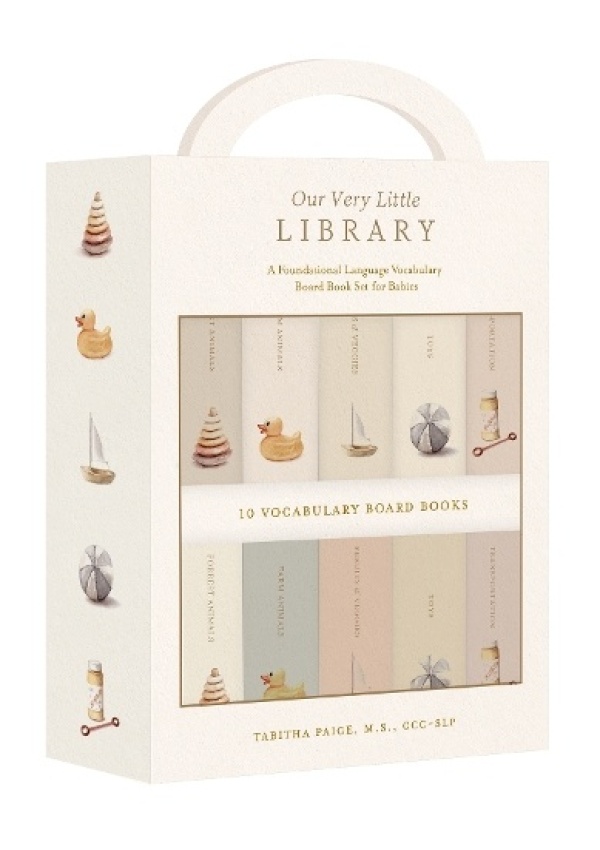 Our Very Little Library Board Book Set, A Foundational Language Vocabulary Board Book Set for Babies
