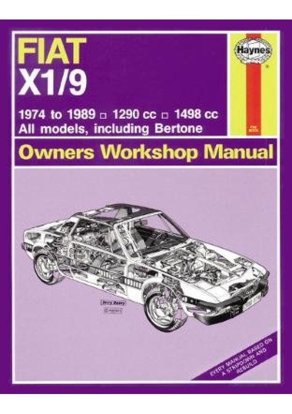 Fiat X1/9 (74 - 89) Haynes Repair Manual