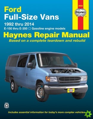 Ford full-size E-150-E-350 petrol vans (1992-2014) Haynes Repair Manual (USA), 1992 to 2014