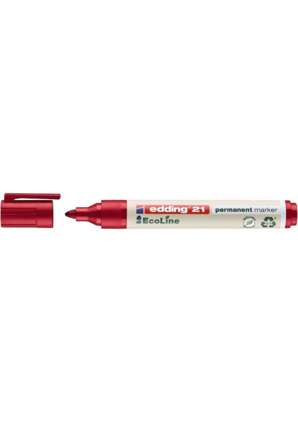 Edding Popisovač permanentní 21 EcoLine - červený