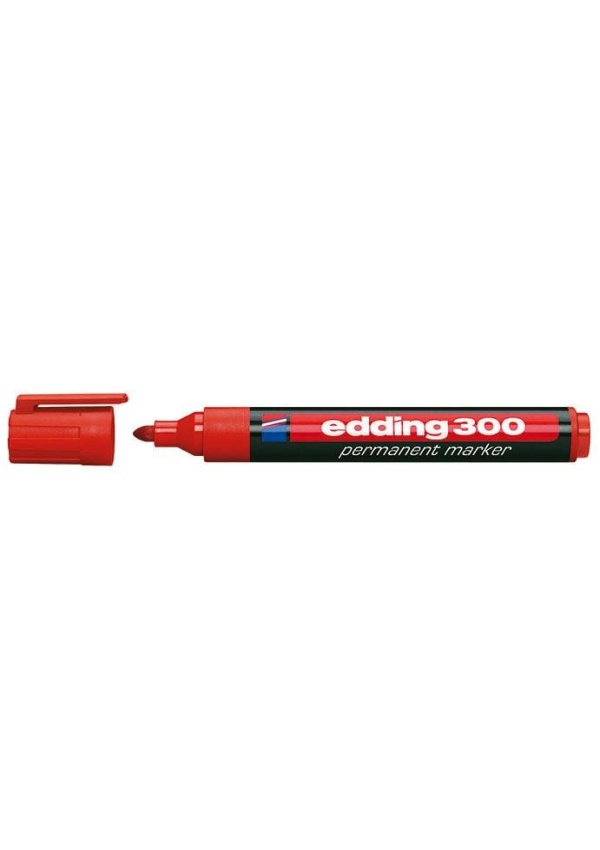 Edding Popisovač permanentní 300 - červený