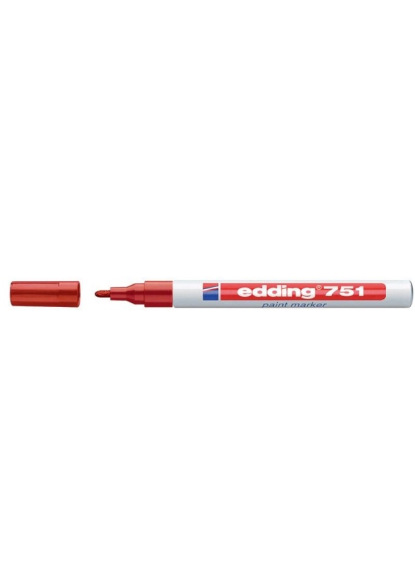 Edding Lakový popisovač 751 - červený