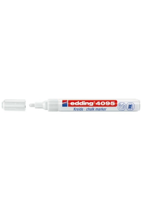 Edding Popisovač křídový 4095 - bílý