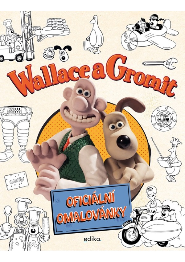 Wallace a Gromit –  oficiální omalovánky