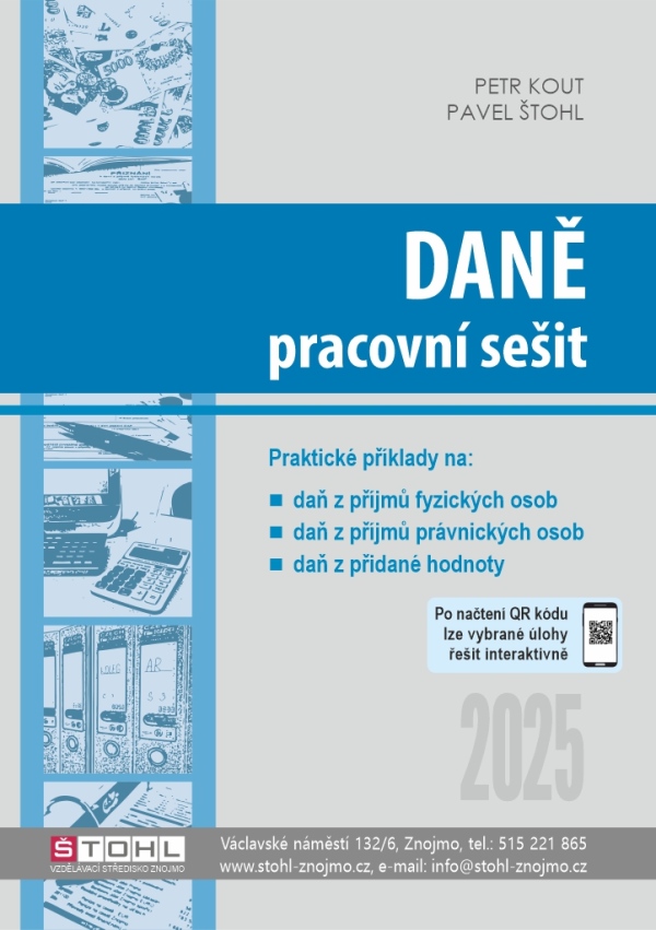 Daně - pracovní sešit