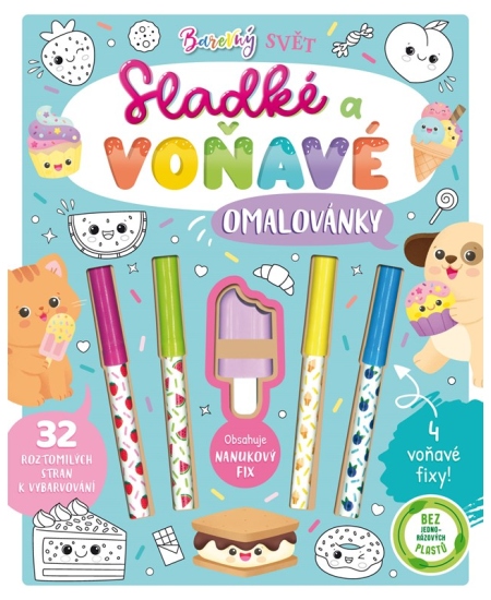 Sladké a voňavé omalovánky