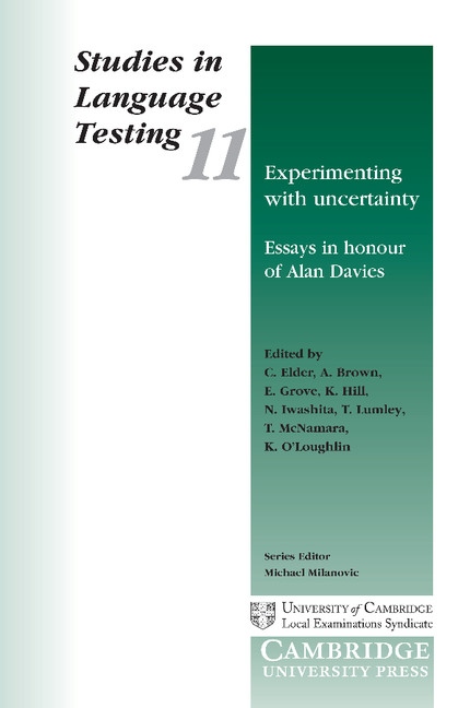 Experimenting with Uncertainty Cambridge University Press