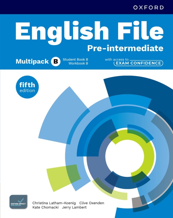 English File Fifth Edition Pre-Intermediate Multipack B with access to Exam Confidence