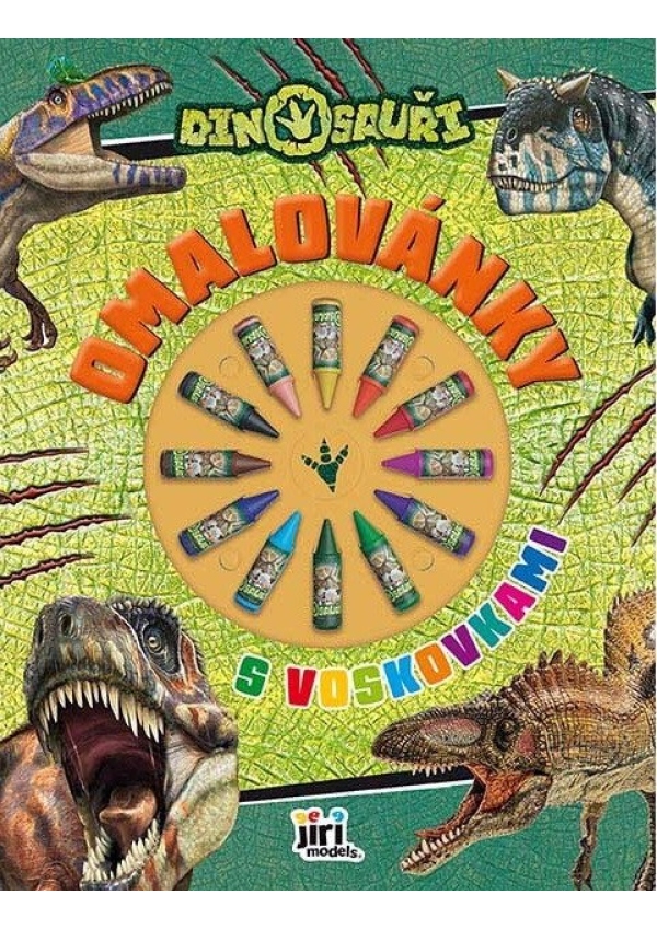 Dinosauři - Omalovánky s voskovkami