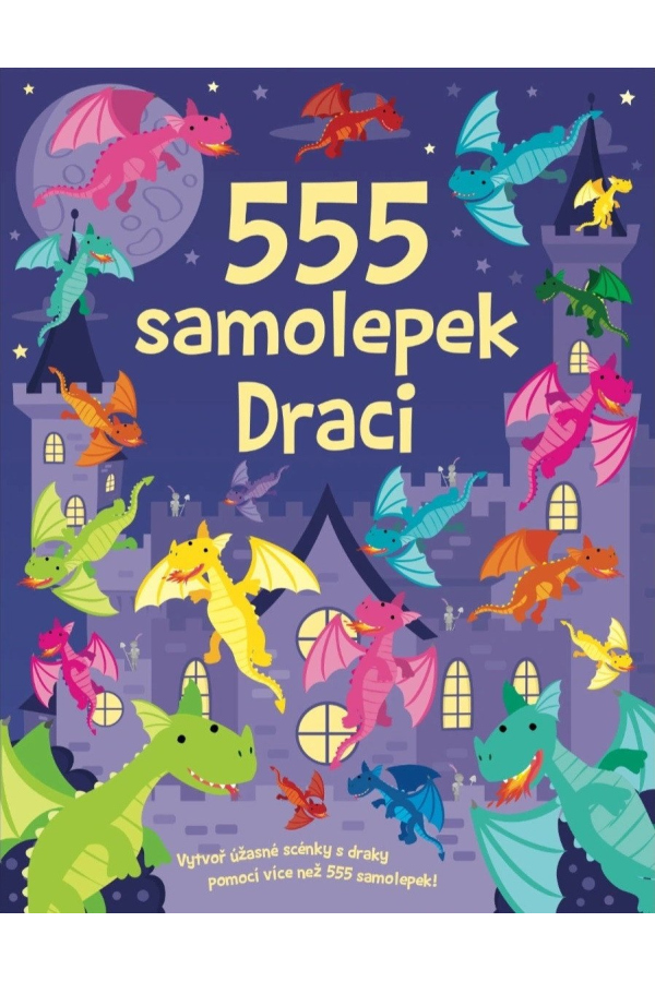 555 samolepek Draci