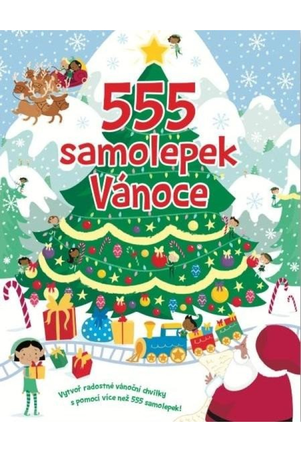 555 samolepek Vánoce