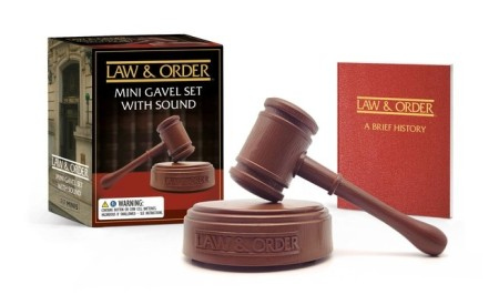 Law a Order: Mini Gavel Set with Sound