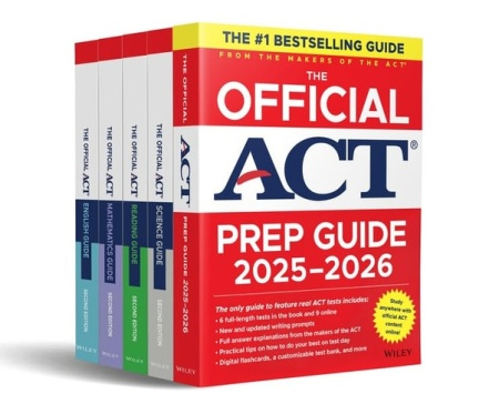 Official ACT Prep a Subject Guides 2025-2026 Complete Set