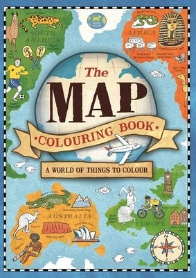 Map Colouring Book, A World of Things to Colour