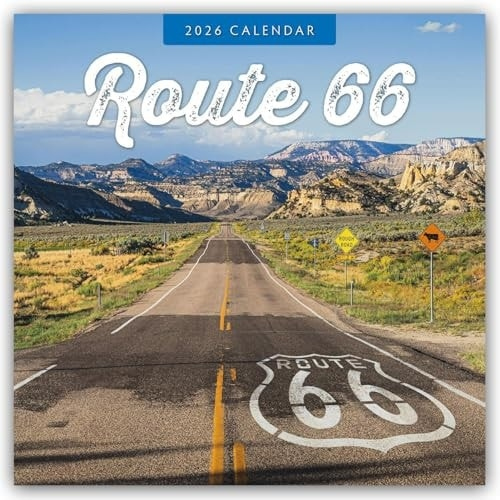 Route 66 2026 Square Wall Calendar
