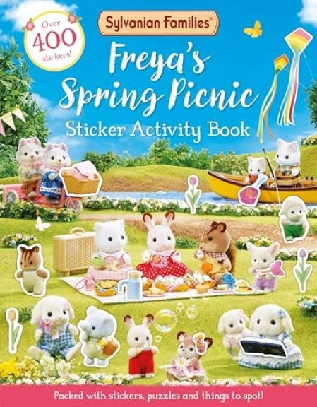 Sylvanian Families: Freya's Spring Picnic Sticker Activity Book, An official Sylvanian Families sticker activity book, with over 400 stickers!