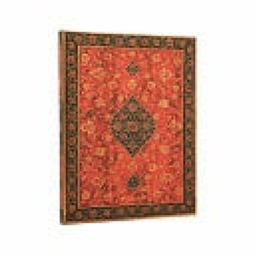 2026 Layla (Persian Poetry) Ultra 12-month Vertical Hardcover Flexi Dayplanner 2026 (Elastic Band Closure)