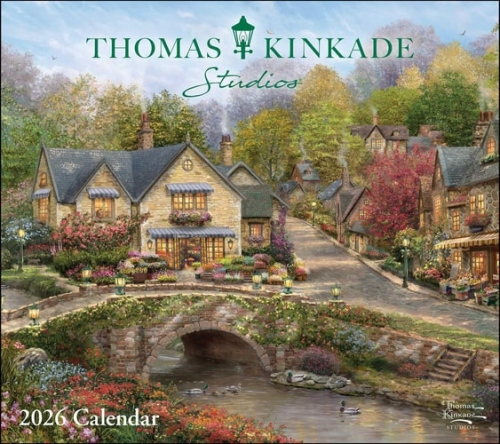 Thomas Kinkade Studios 2026 Deluxe Wall Calendar
