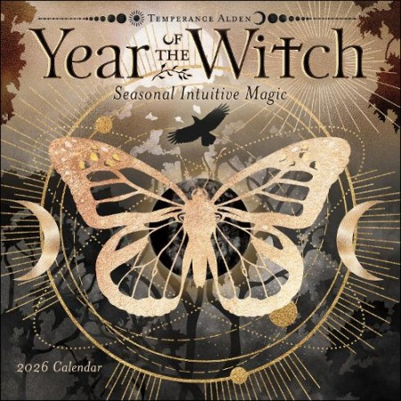 Year of the Witch 2026 Wall Calendar, Seasonal Intuitive Magick