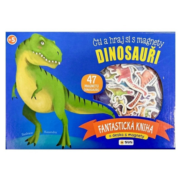 Čti a hraj si s magnety Dinosauři