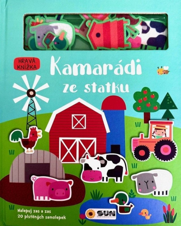 Hravá knížka Kamarádi ze statku - plstěné hrátky, čti a stav