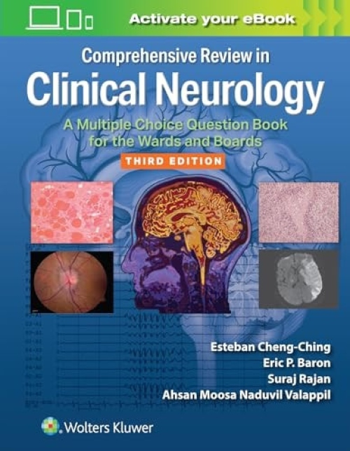 Comprehensive Review in Clinical Neurology, A Multiple Choice Question Book  for the Wards and Boards Print + Ebook with Multimedia
