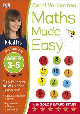 Maths Made Easy: Numbers, Ages 3-5 (Preschool), Supports the National Curriculum, Maths Exercise Book