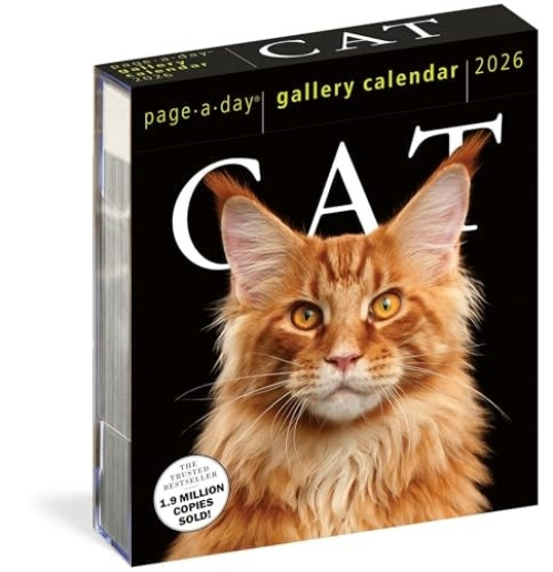Cat Page-A-Day® Gallery Calendar 2026, A Delightful Gallery of Cats for Your Desktop