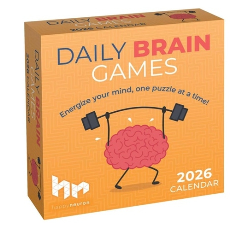 Daily Brain Games 2026 Day-to-Day Calendar, Energize your mind a puzzle at a time