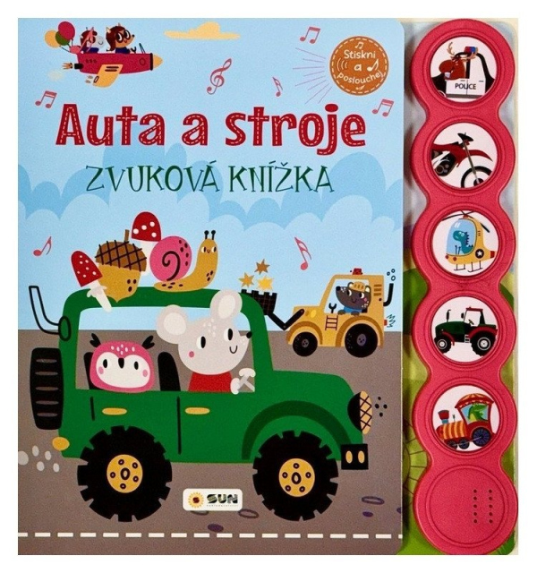 Auta a stroje - Zvuková knížka