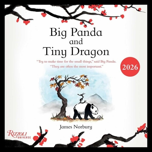 Big Panda and Tiny Dragon 2026 Wall Calendar