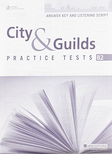 CITY & GUILDS PRACTICE TESTS ANSWER KEY & TAPESCRIPT