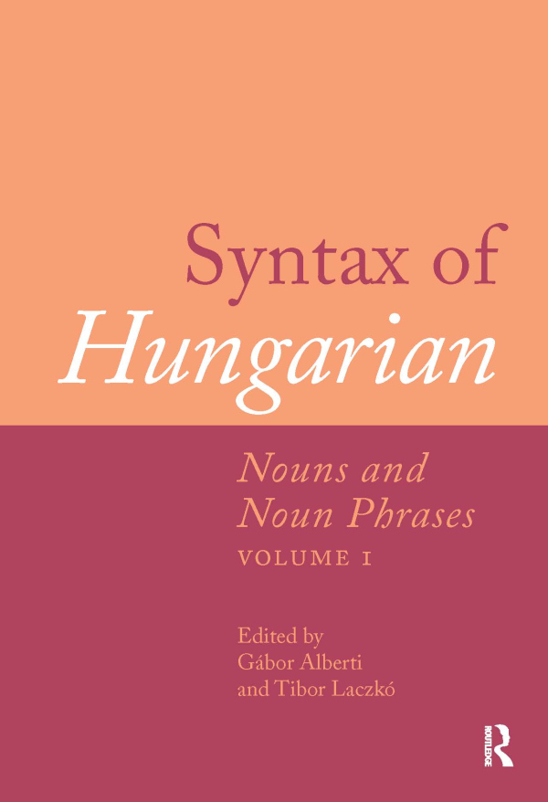 Syntax of Hungarian